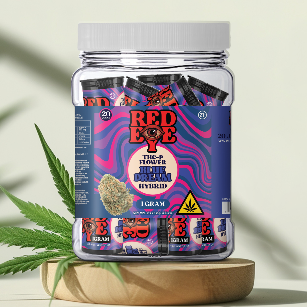 THC FLOWER 1GRAM BLUE DREAM (HYBRID) 20CT JAR