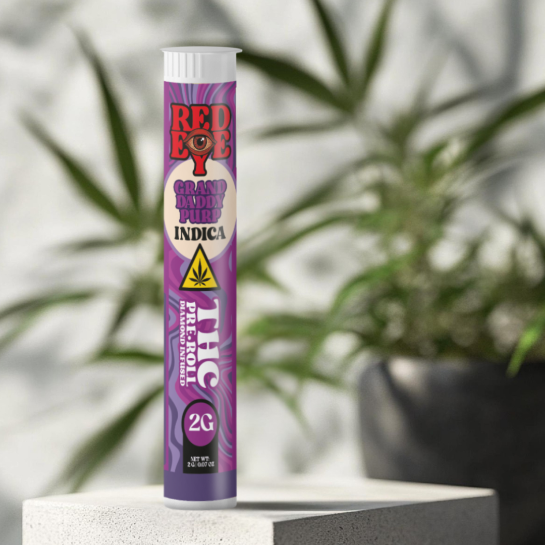 THC PRE-ROLL DIAMOND INFUSED GRANDDADDY PURP