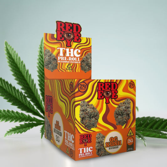 THC PRE-ROLL DIAMOND INFUSED 2GRM OG KUSH 24 COUNT BOX