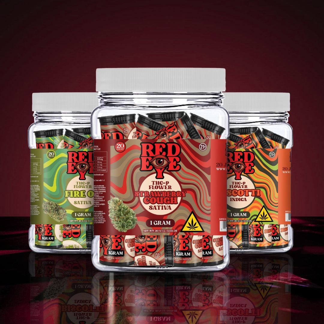 RED EYE THC FLOWER 1GRAM 20CT JAR