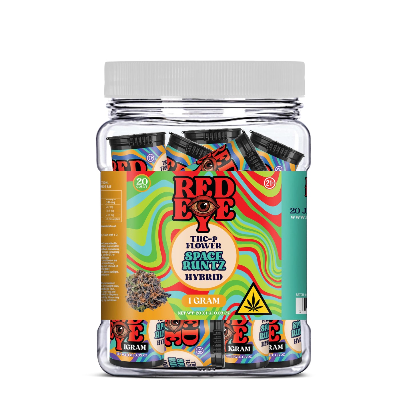 RED EYE THC FLOWER 1GRAM 20CT JAR
