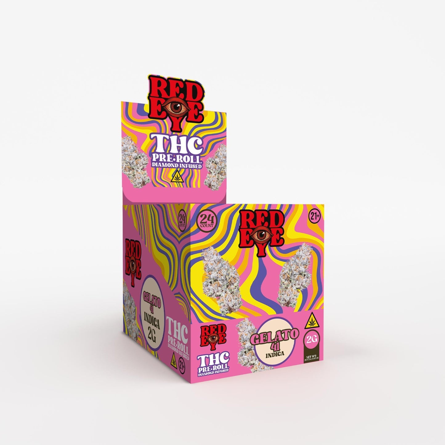 RED EYE THC PRE-ROLL DIAMOND INFUSED 2GRM