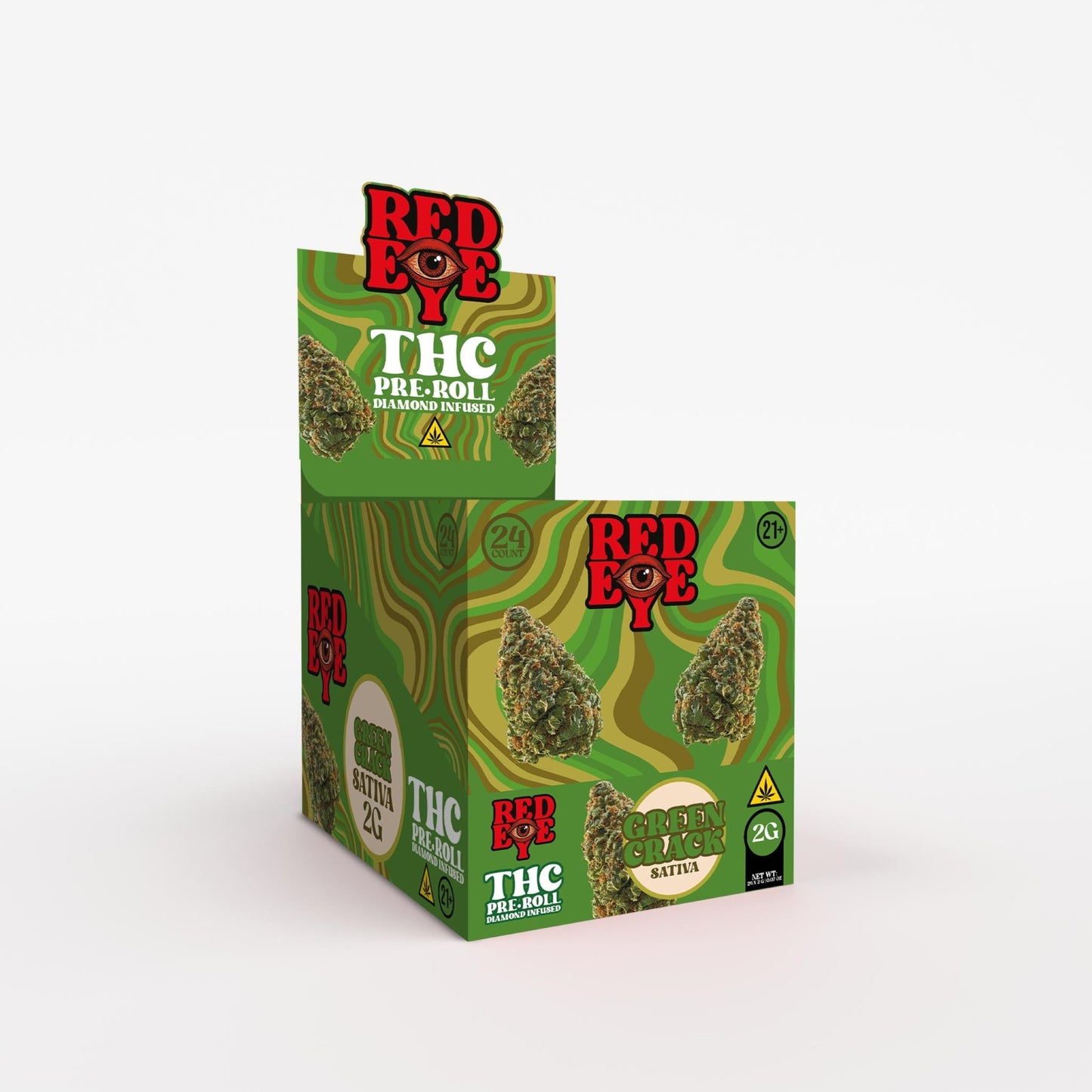 RED EYE THC PRE-ROLL DIAMOND INFUSED 2GRM