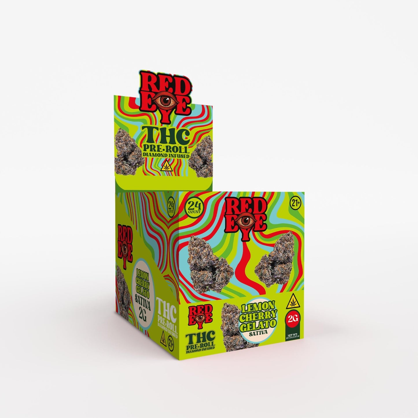 RED EYE THC PRE-ROLL DIAMOND INFUSED 2GRM