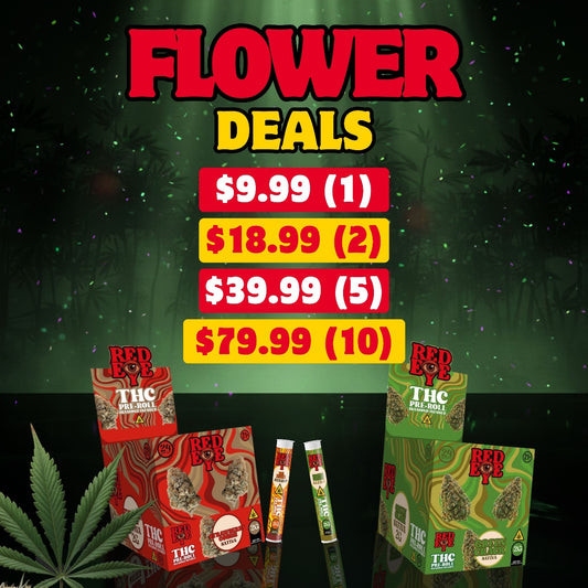 1G Flower Deal – $9.99 (1) • $18.99 (2) • $39.99 (5) • $79.99 (10)